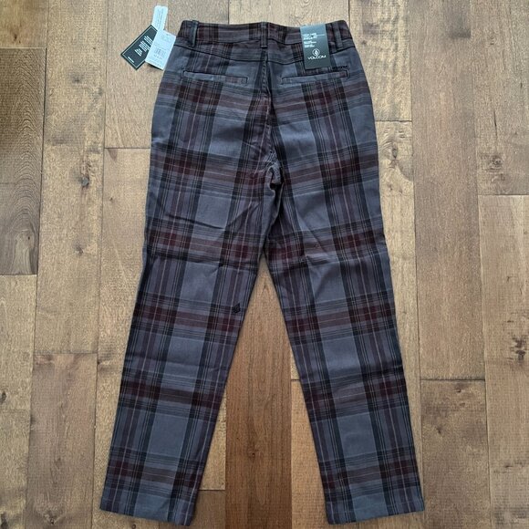 Volcom Women's Frochickie Highrise Ankle Fit Plaid Pant, Size 25 x 27 - NWT - Picture 6 of 8